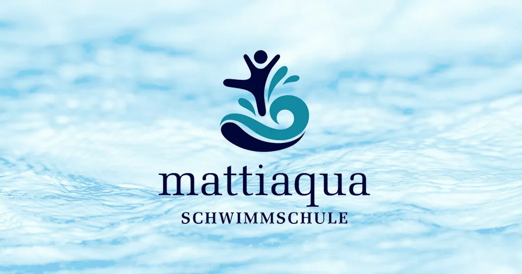 Logo der Schwimmschule von mattiaqua auch Wasser